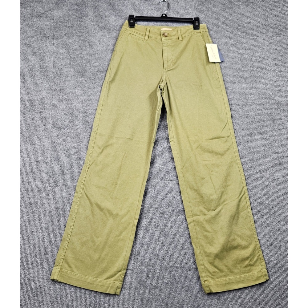 Universal Thread Womens Wide Leg Utility Pants Olive Green Khaki Size 8 NWT